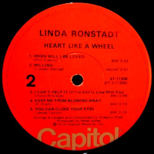 Heart Like A Wheel - secondary