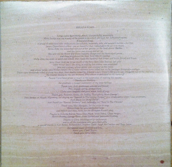 Bread & Roses - secondary