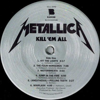 Kill 'Em All - secondary