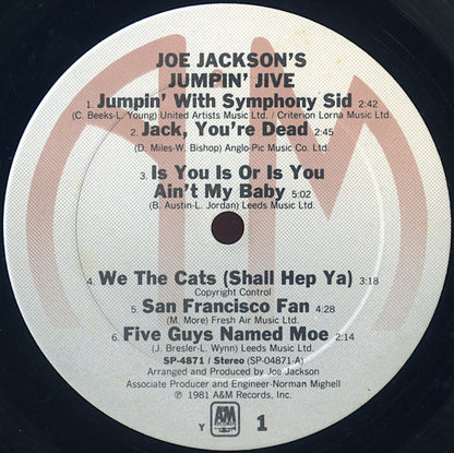 Joe Jackson's Jumpin' Jive - secondary
