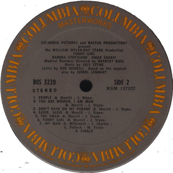 Funny Girl (The Original Sound Track Recording) - secondary