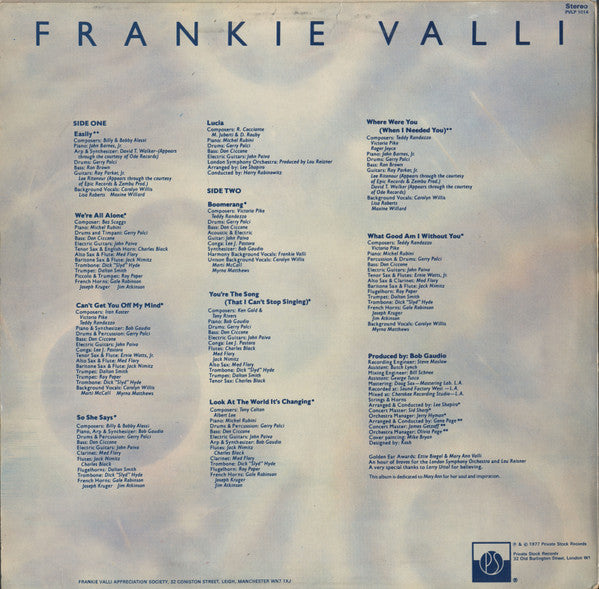 Frankie Valli - Valli