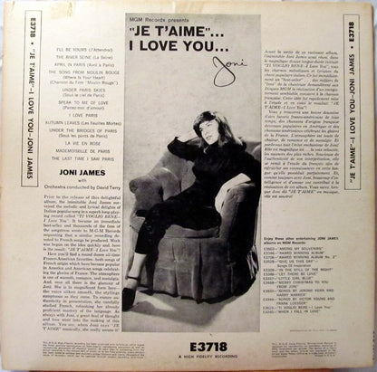 Joni James, David Terry And His Orchestra - Je T'aime... I Love You