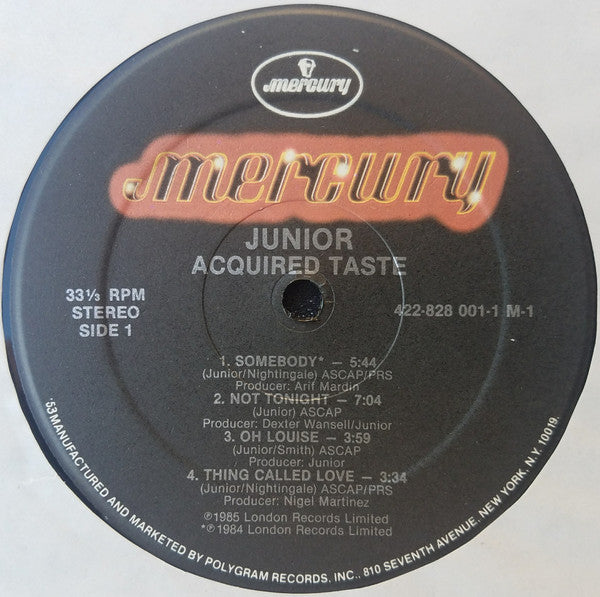 Acquired Taste - secondary