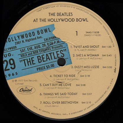 The Beatles At The Hollywood Bowl - secondary