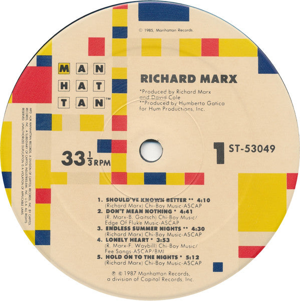 Richard Marx - secondary