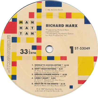 Richard Marx - secondary
