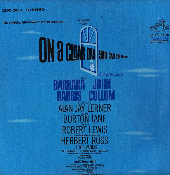 Barbara Harris, John Cullum - On A Clear Day You Can See Forever (Original Broadway Cast Recording)