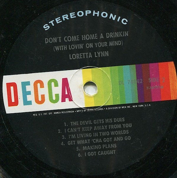Don't Come Home A Drinkin' (With Lovin' On Your Mind) - secondary