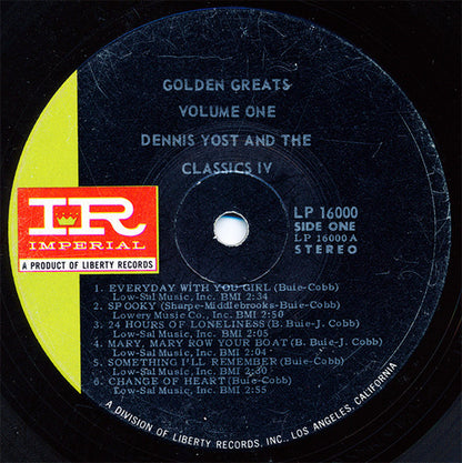 The Classics IV - Golden Greats Volume I