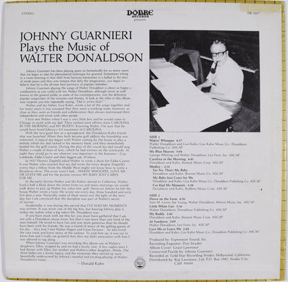 Johnny Guarnieri - Plays The Music Of Walter Donaldson