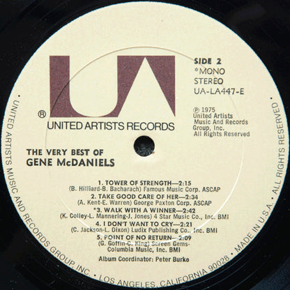 The Very Best Of Gene McDaniels - secondary