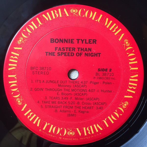 Faster Than The Speed Of Night - secondary