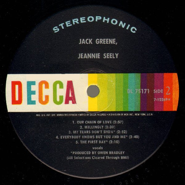 Jack Greene, Jeannie Seely - secondary