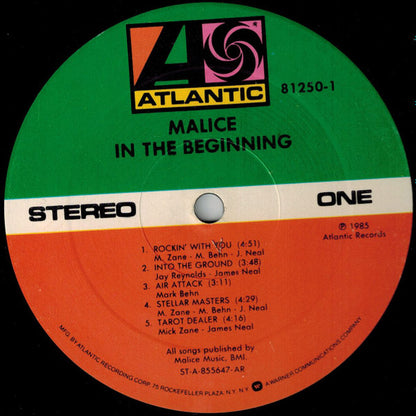 Malice - In The Beginning...