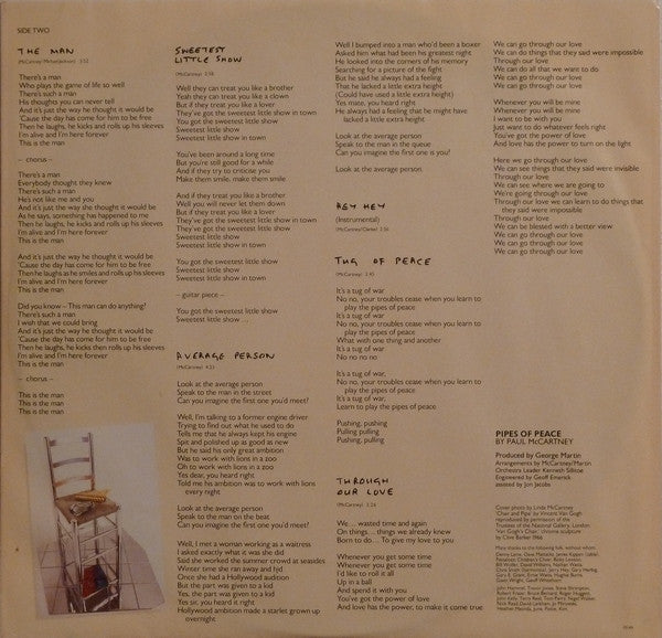 Pipes Of Peace - secondary