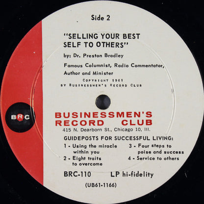 Dr. Preston Bradley - Selling Your Best Self To Others