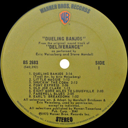 Eric Weissberg, Steve Mandell - Dueling Banjos From The Original Motion Picture Soundtrack Deliverance And Additional Music