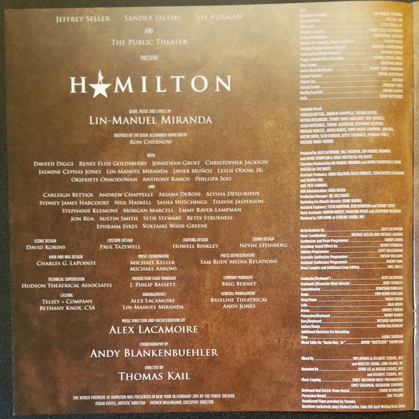 Hamilton: An American Musical (Original Broadway Cast Recording) - secondary