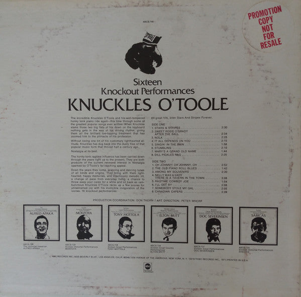 Sixteen Knockout Performances - secondary