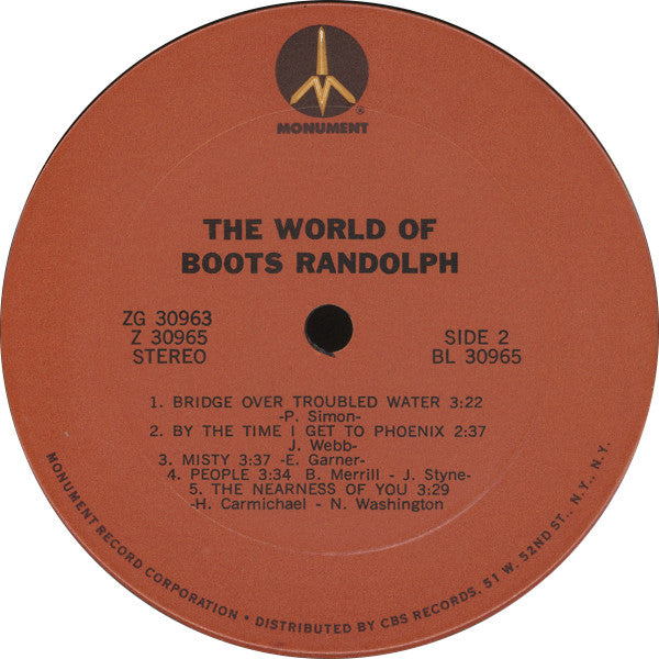 Boots Randolph - The World Of Boots Randolph