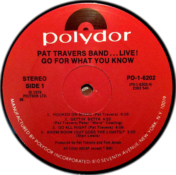 ...Live! Go For What You Know - secondary