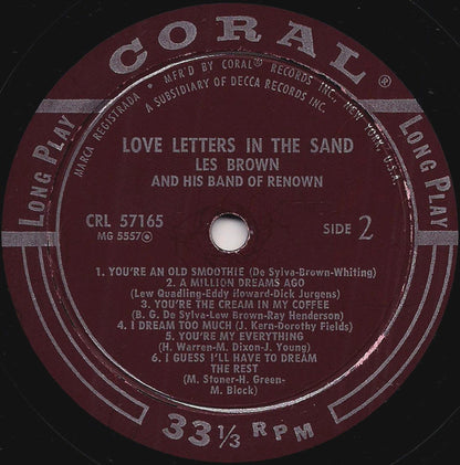 Les Brown And His Band Of Renown - Love Letters In The Sand