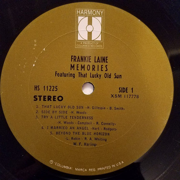 Frankie Laine - Memories