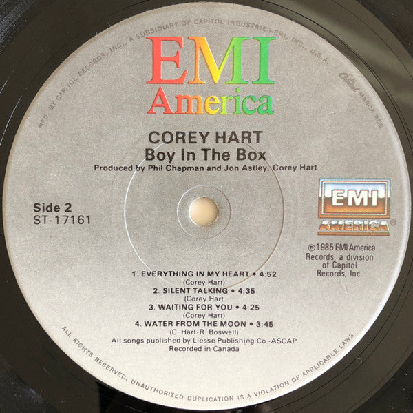 Corey Hart - Boy In The Box