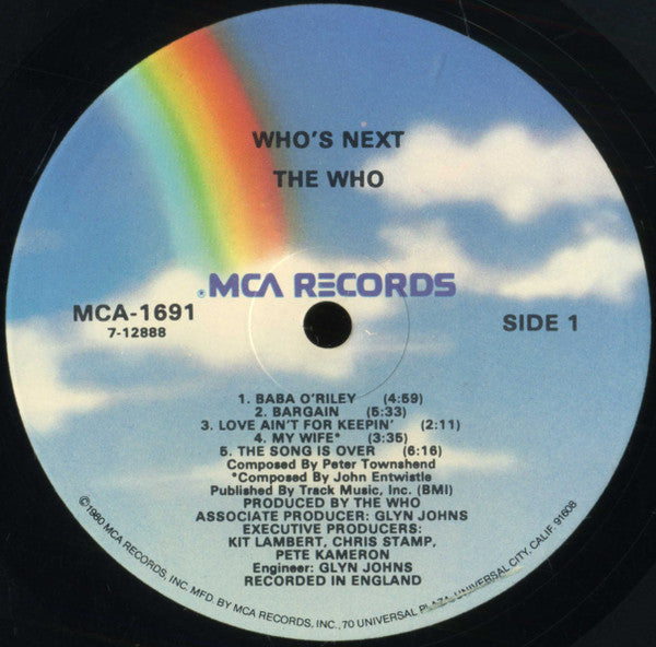 Who's Next - secondary