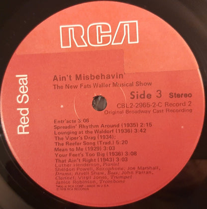 Ain't Misbehavin': The New Fats Waller Musical Show - secondary