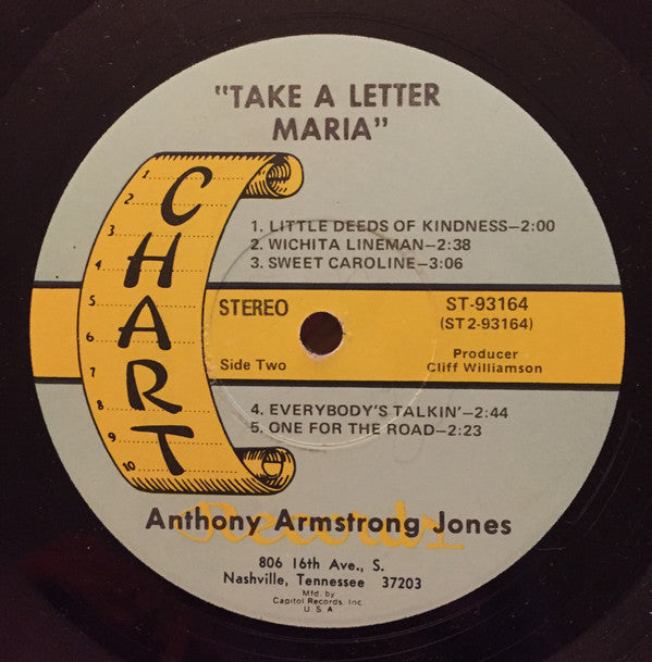 Anthony Armstrong Jones - Take A Letter Maria