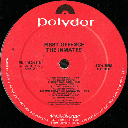 First Offence - secondary