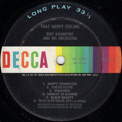 Bert Kaempfert & His Orchestra - That Happy Feeling