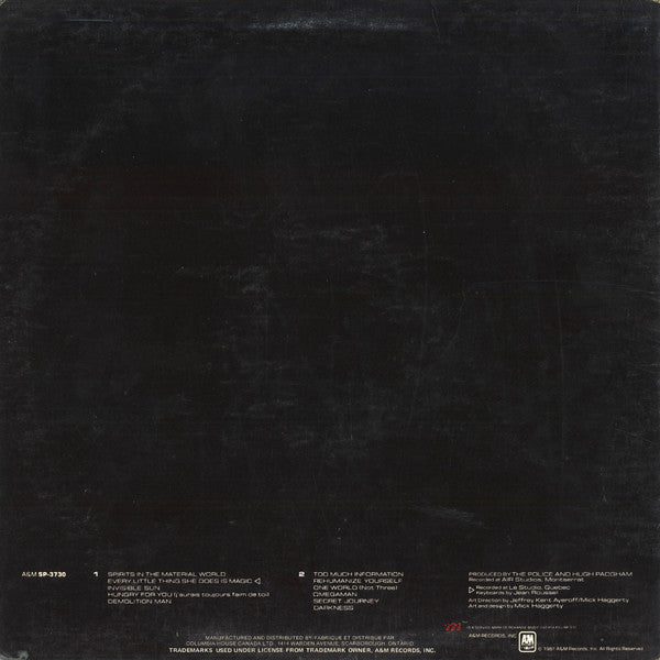 Ghost In The Machine - secondary