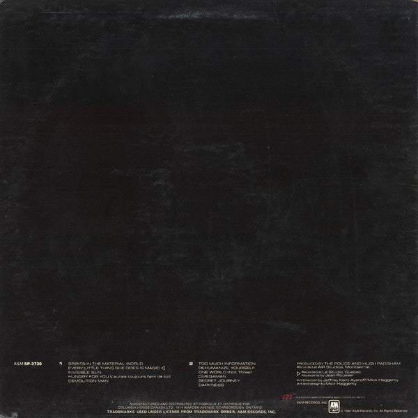 Ghost In The Machine - secondary