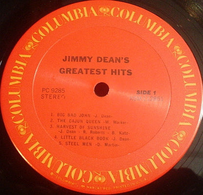 Jimmy Dean's Greatest Hits - secondary
