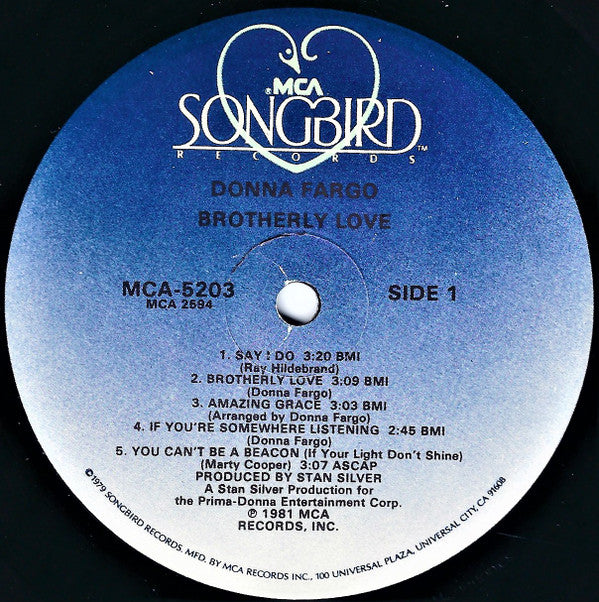 Donna Fargo - Brotherly Love