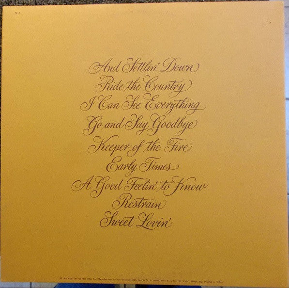 A Good Feelin' To Know - secondary