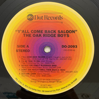 Y'All Come Back Saloon - secondary