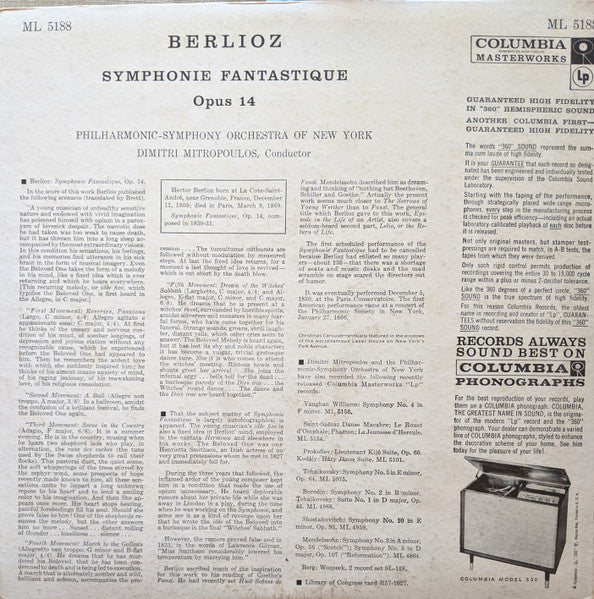 Symphonie Fantastique Op. 14 - secondary