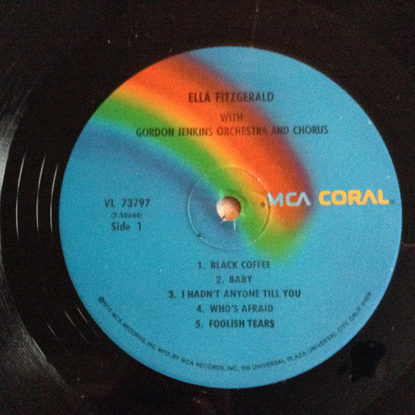 Ella Fitzgerald, Gordon Jenkins and his Orchestra and Chorus - Ella Fitzgerald With Gordon Jenkins' Orchestra And Chorus