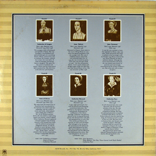 The Six Wives Of Henry VIII - secondary