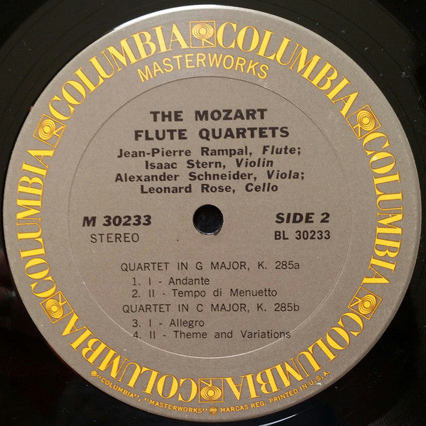 Wolfgang Amadeus Mozart, Jean-Pierre Rampal, Isaac Stern, Alexander Schneider, Leonard Rose - The Mozart Flute Quartets (Complete)