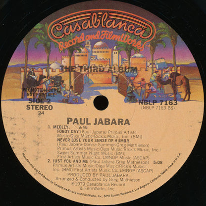 Paul Jabara - The Third Album