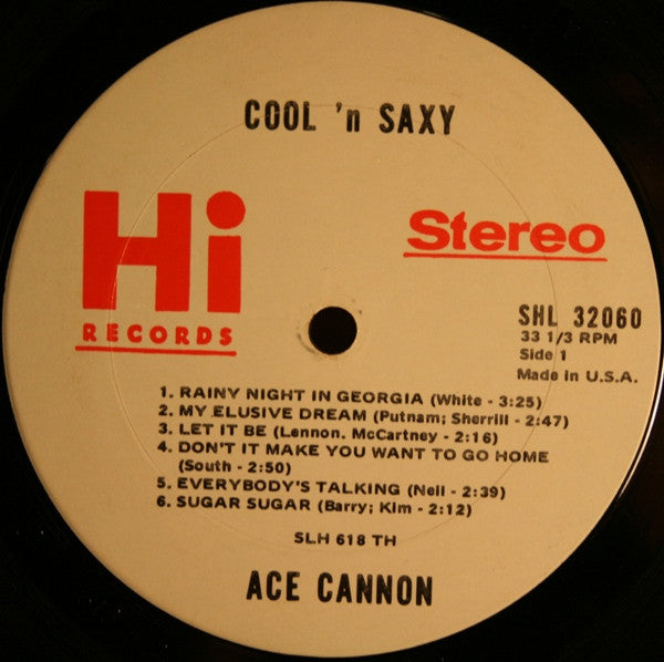 Ace Cannon - Cool 'n Saxy