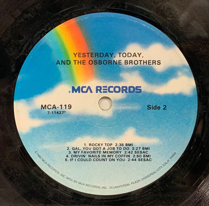 Yesterday, Today, And The Osborne Brothers - secondary