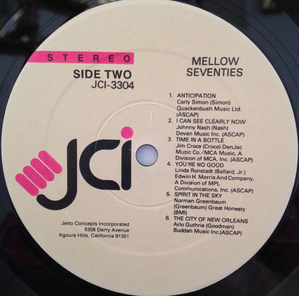 Mellow Seventies (Twelve Easy Rockin' Hits Of The Seventies) - secondary