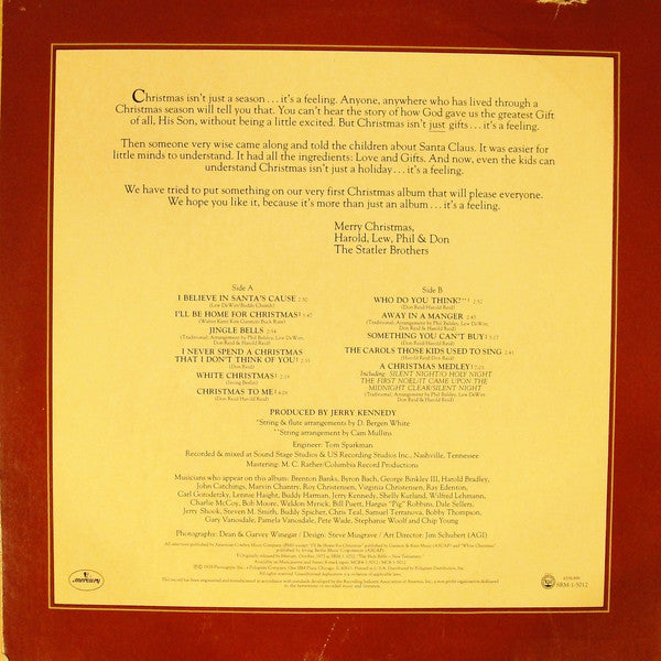 The Statler Brothers Christmas Card - secondary