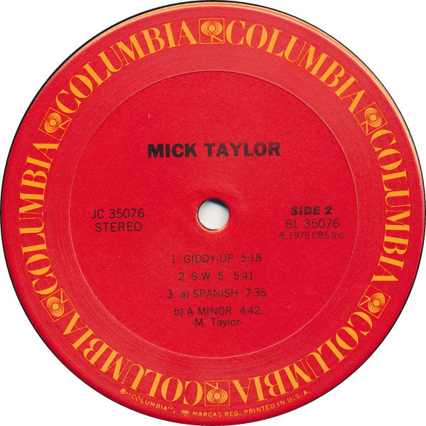 Mick Taylor - secondary